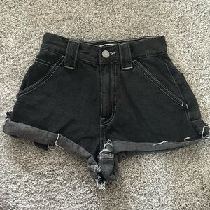 Pacsun black jean shorts